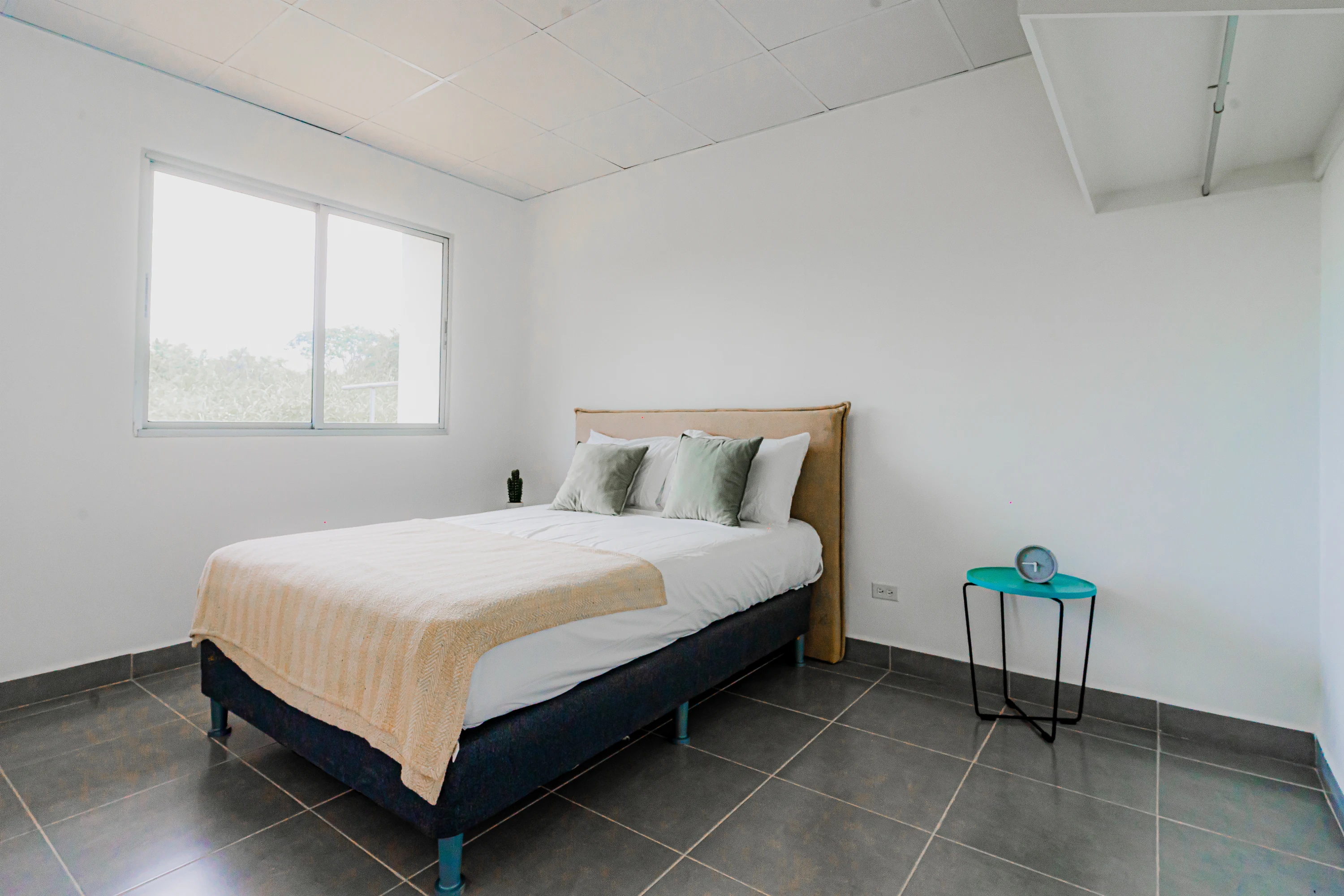 Bedroom in Casaya at Hacienda del Pacífico, with display furniture